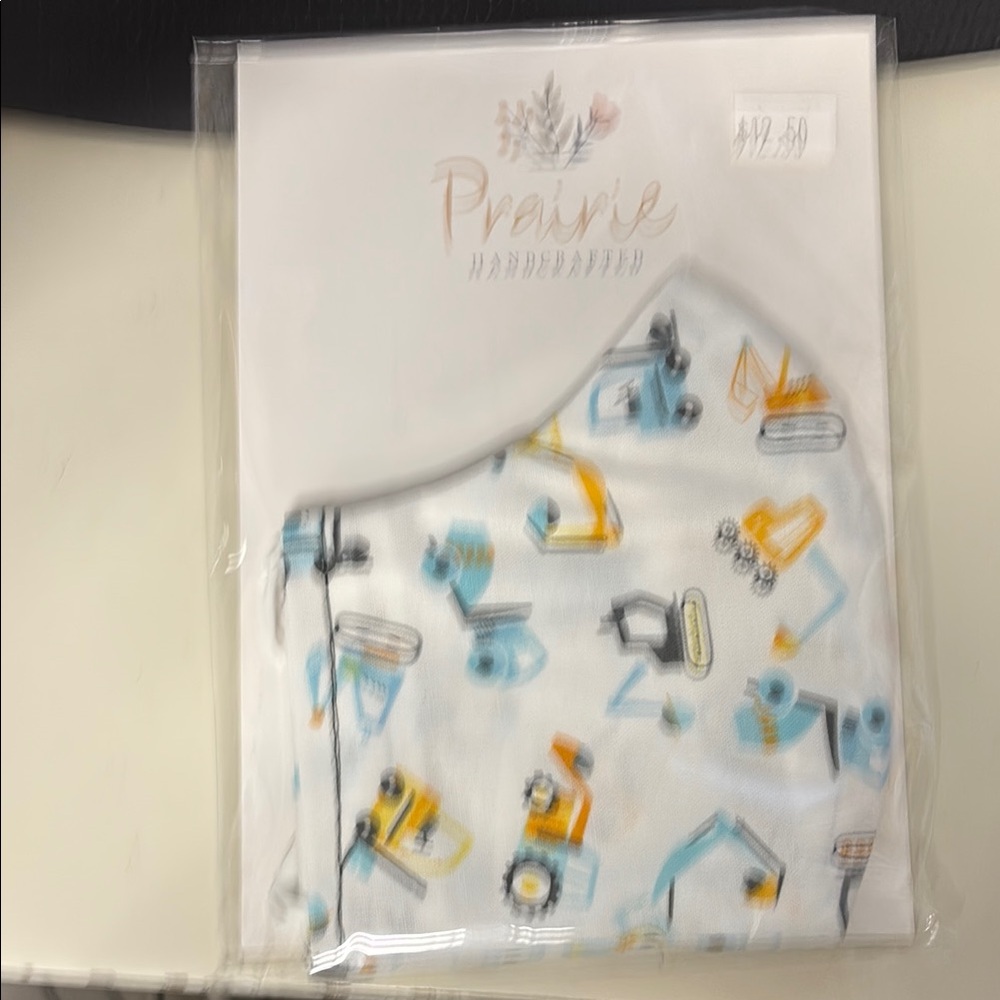 Kids Construction Print Mask